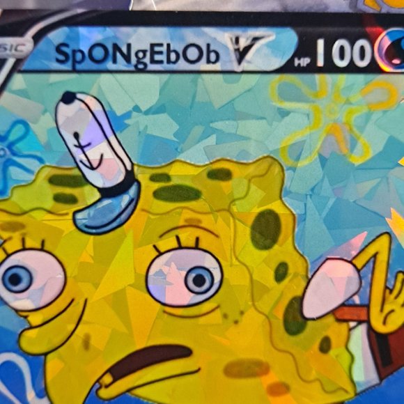 Spongebob Pokemon Card - Picture 5 of 8